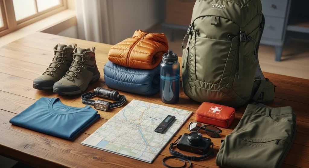 How to pack light for a Utah hiking trip without missing essentials or comfort