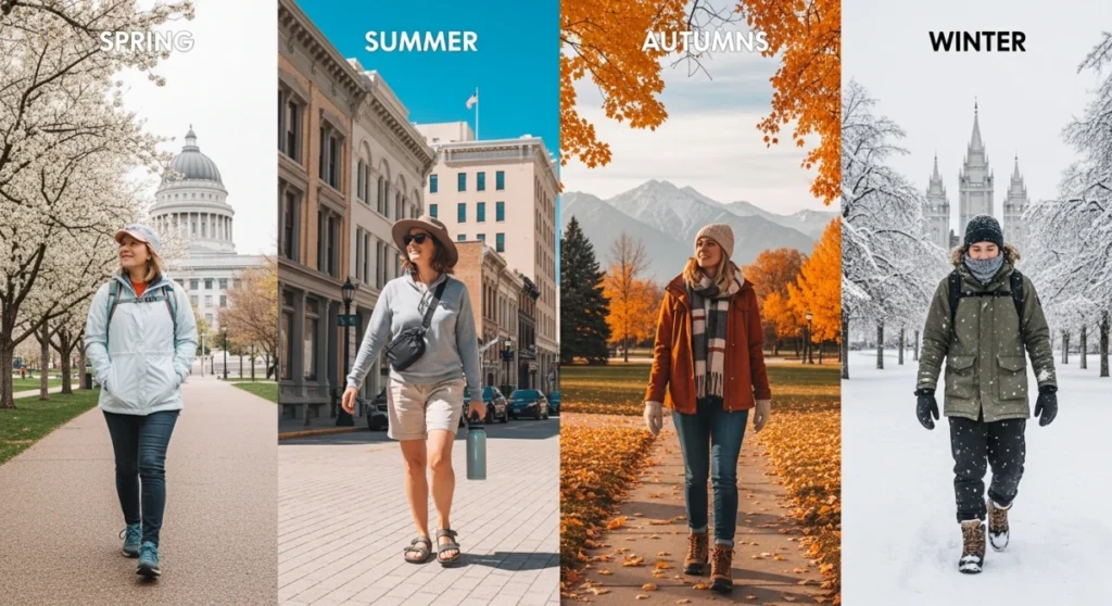 Salt Lake City walking tours: what to wear in each season for stress‑free days