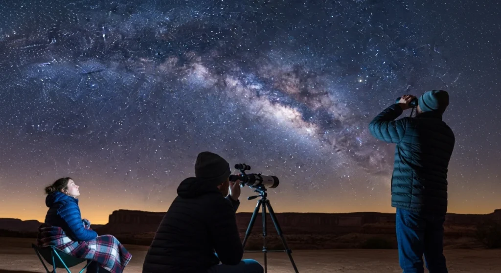 Moab stargazing tour essentials: staying warm, safe, and completely awed
