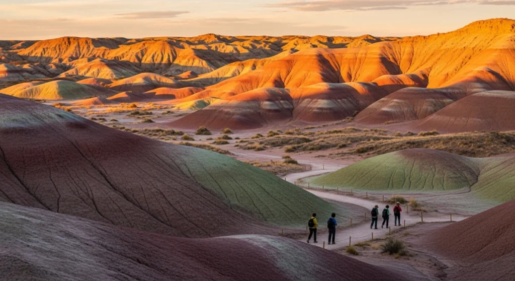 Bentonite Hills Utah tours: how to visit this fragile landscape safely