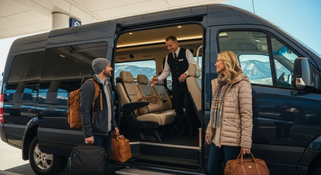 How a private shuttle service from Salt Lake City airport to Park City ski resorts really works
