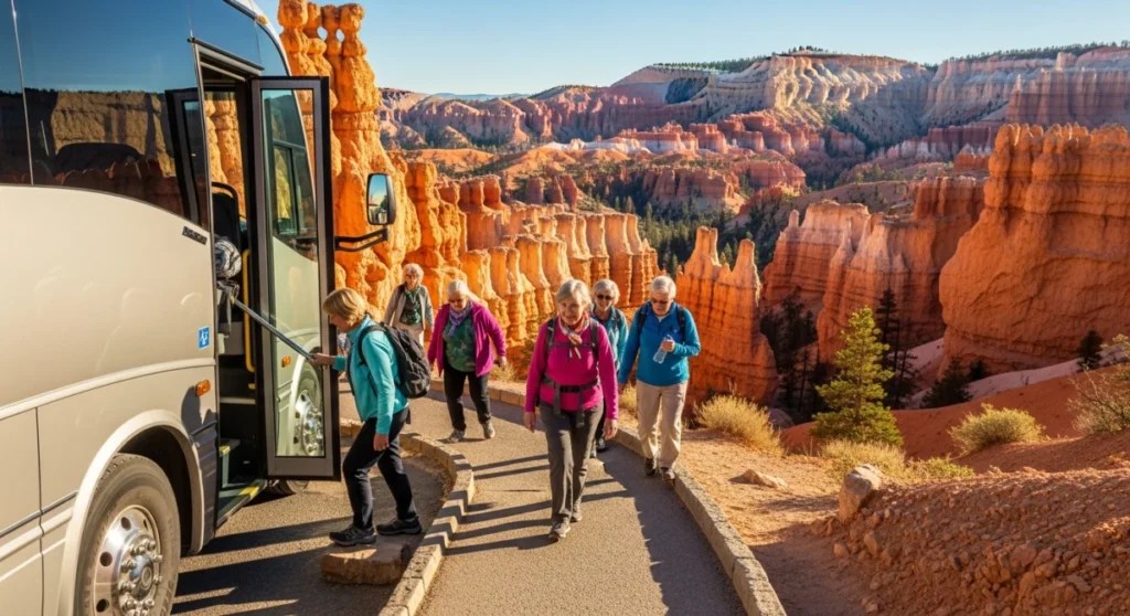 How a senior discount guided bus tour to Bryce Canyon with short walks really works