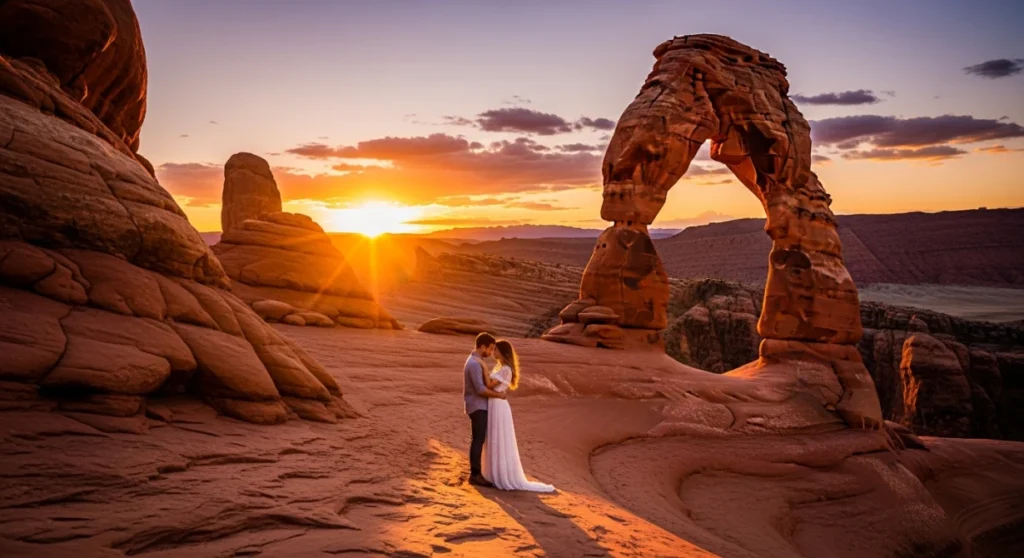 Planning an Arches Sunset Elopement: Permits, Photographer Rules, and Real Timing