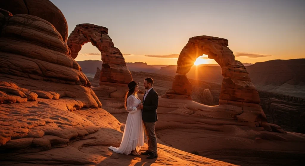 Arches Sunset Elopements: Permits, Photographer Rules, and Timing