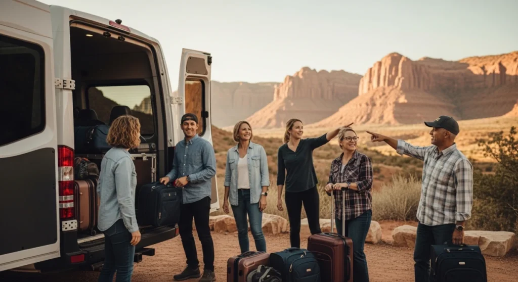 Park-and-Ride Combined Park Tours Around Utah National Parks With Luggage Storage: Who They Fit