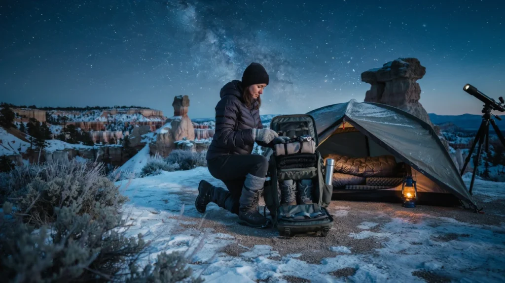 What to Pack for a Winter Stargazing Overnight in Bryce Canyon