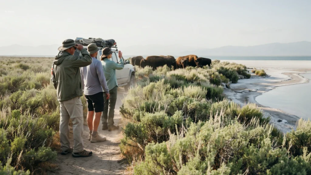 What to Expect From Short Walks on an Antelope Island Tour