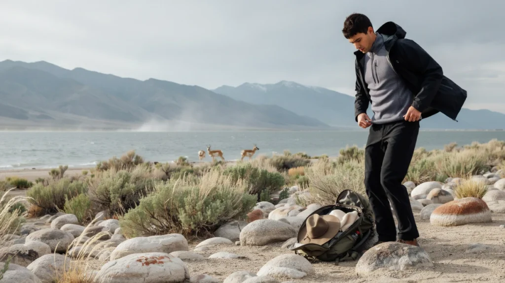 How to Dress for Changing Weather on Antelope Island